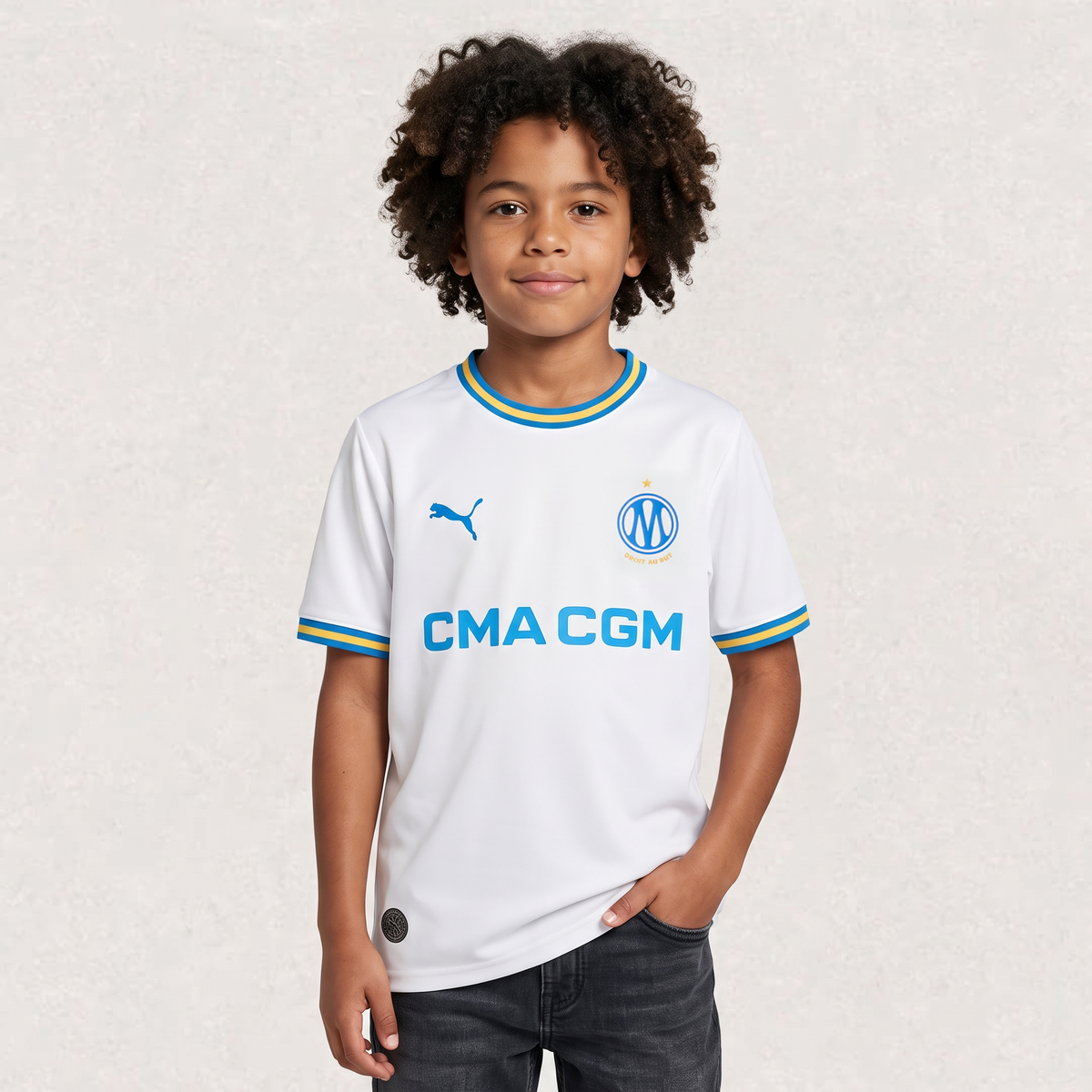 Marseille 26/27 Home Kids Jersey