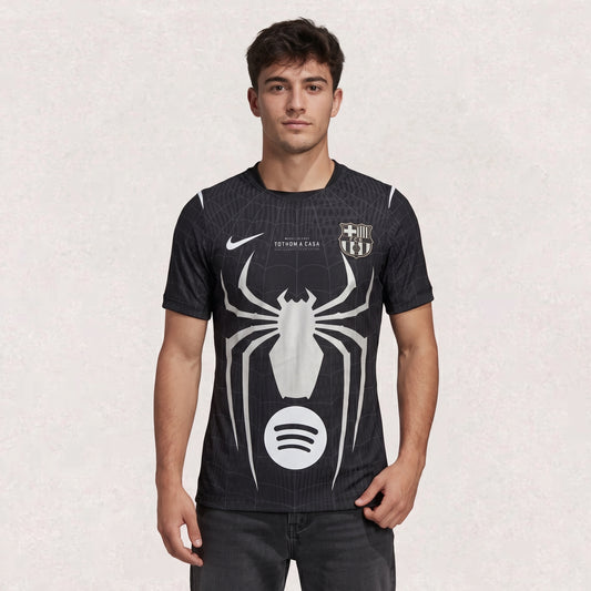 Barcelona 26/27 Black Spider-Man Jersey