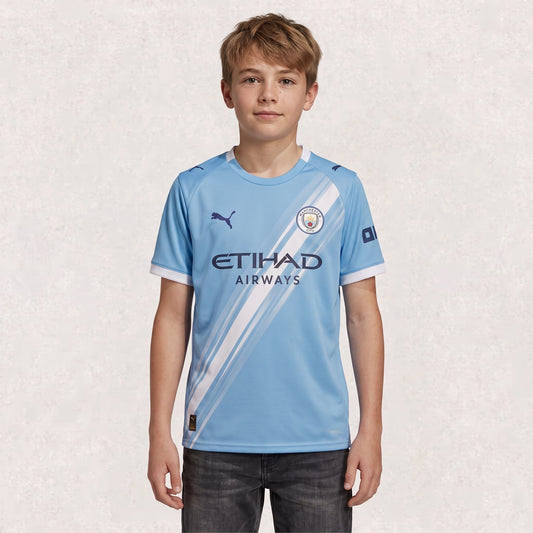 Manchester City 25/26 Home Kids Jersey