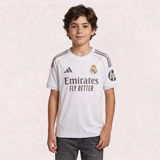 Real Madrid 25/26 Home Kids Jersey