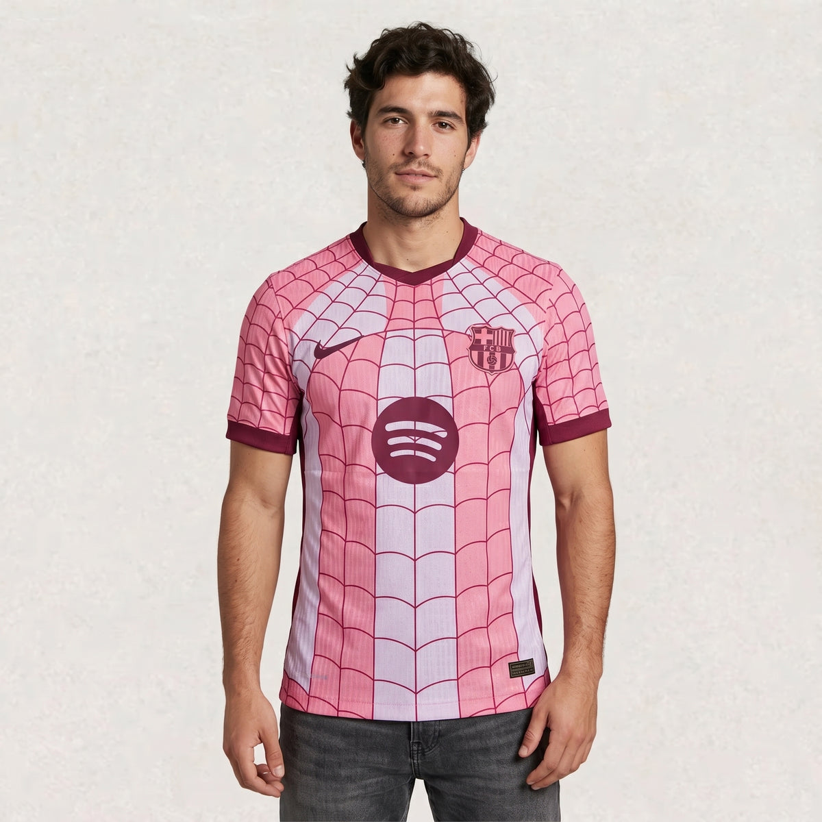 Barcelona 26/27 Pink Spider-Man Jersey