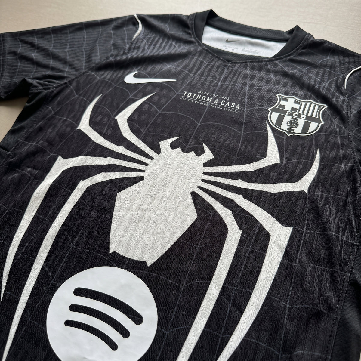 Barcelona 26/27 Black Spider-Man Jersey
