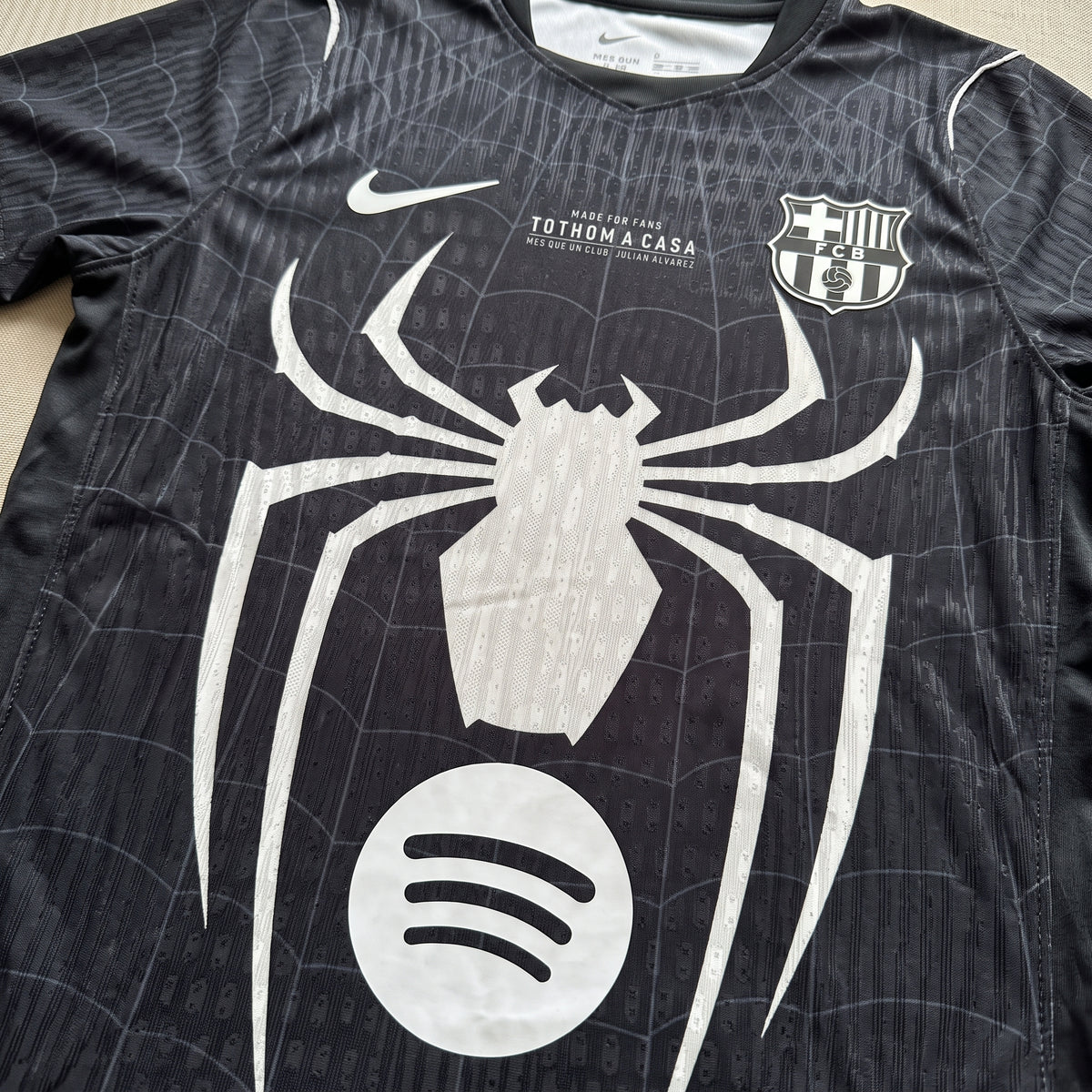 Barcelona 26/27 Black Spider-Man Jersey