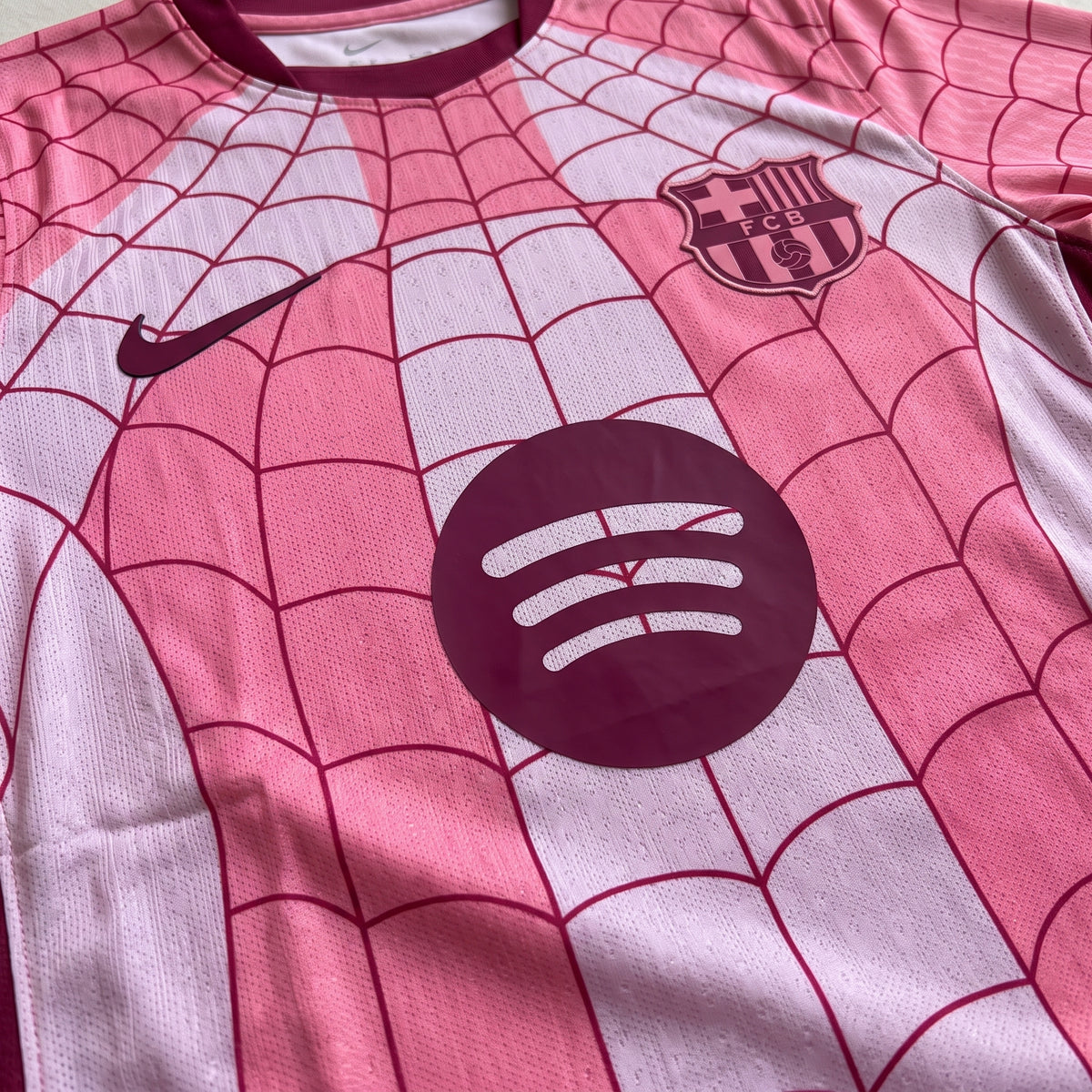Barcelona 26/27 Pink Spider-Man Jersey