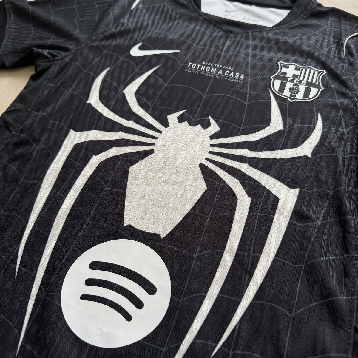 Barcelona 26/27 Black Spider-Man Jersey
