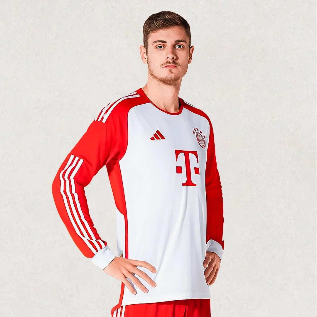 Bayern FC 23/24 Long Sleeve Home Jersey