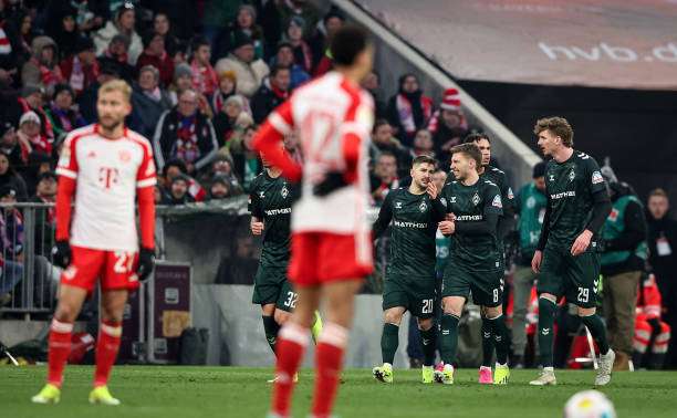 Bayern Munich 0 vs 1 Werder Bremen