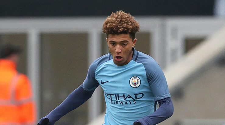 Jadon Sancho at Manchester City.