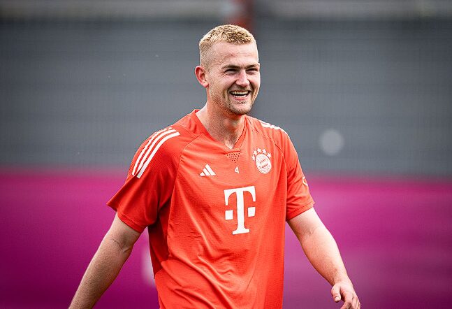 Matthijs de Ligt during his time at Bayern Munich. 