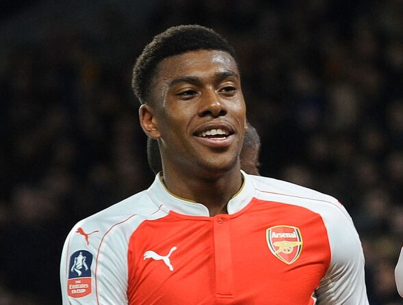 Alex Iwobi was interested in football from a young age.