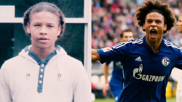 Rare pictures of young Leroy Sane